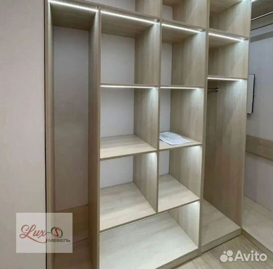 Гардеробная на заказ от производителя