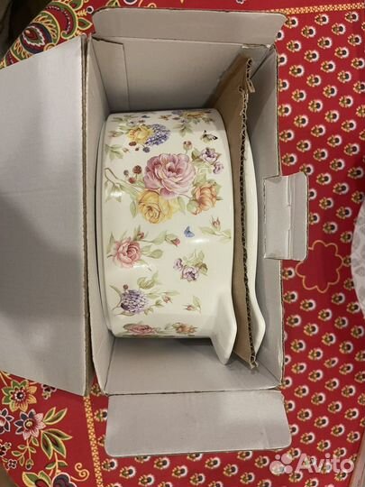 Салатник с крышкой garden Фарфор, Lenardi, 20см