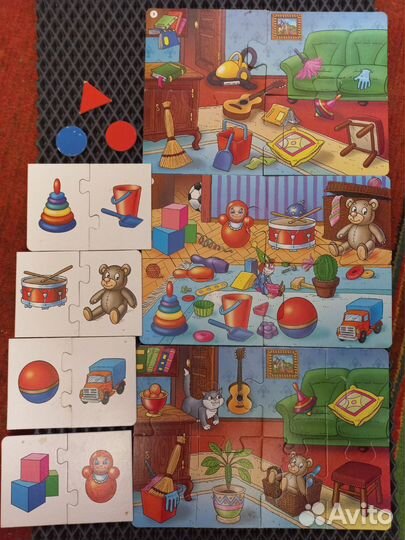 Настольная (напольная) игра - пазл