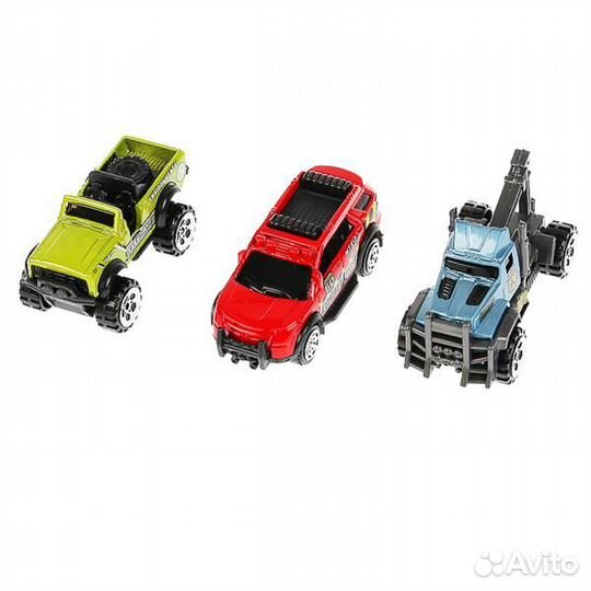 Набор машин Технопарк металл Городской микс 7,5 см