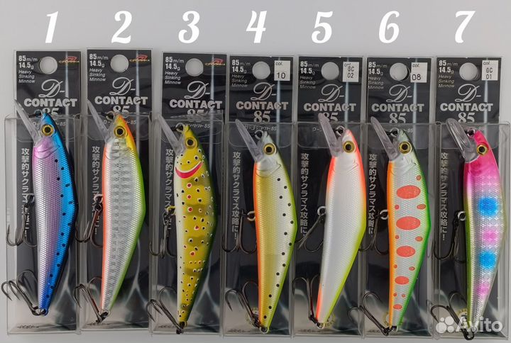 Воблер Smith D-Contact 85мм 32 цвета