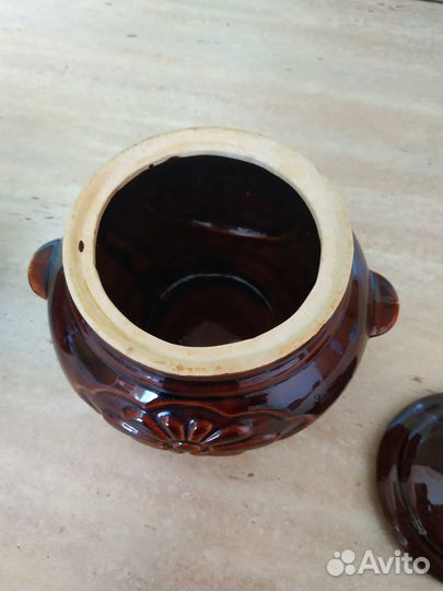 Горшок для запекания бу