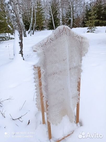 Пуховый палантин