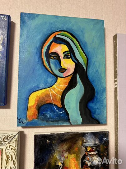 Авторская картина маслом, подарок