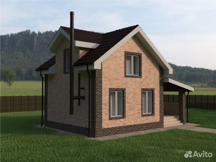 Альбом Проект дома - 57,26 м2