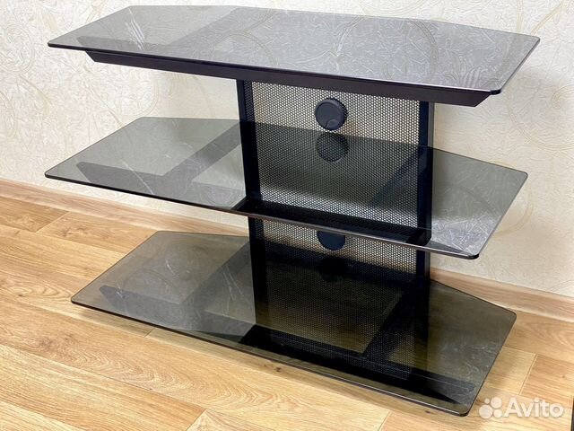 Стеклянная тумба под тв 90х45х62