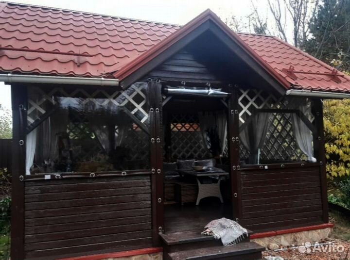 Мягкие окна для беседок / бесплатный замер