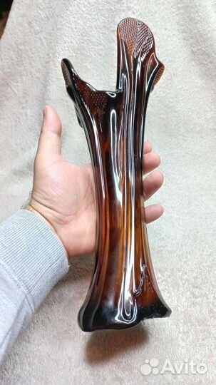 Ваза цветное стекло СССР