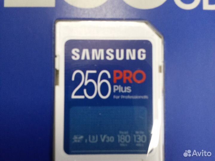 Карта памяти Samsung sdxc PRO plus 256 гб