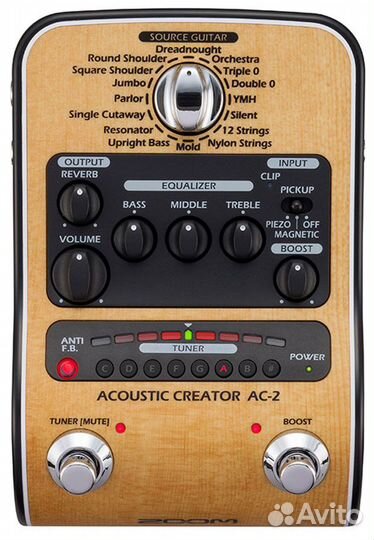 Процессор для акустической гитары Zoom AC-2