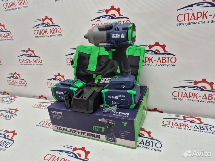 Гайковерт аккумуляторный Tanjizhe 1200 н/м комплек