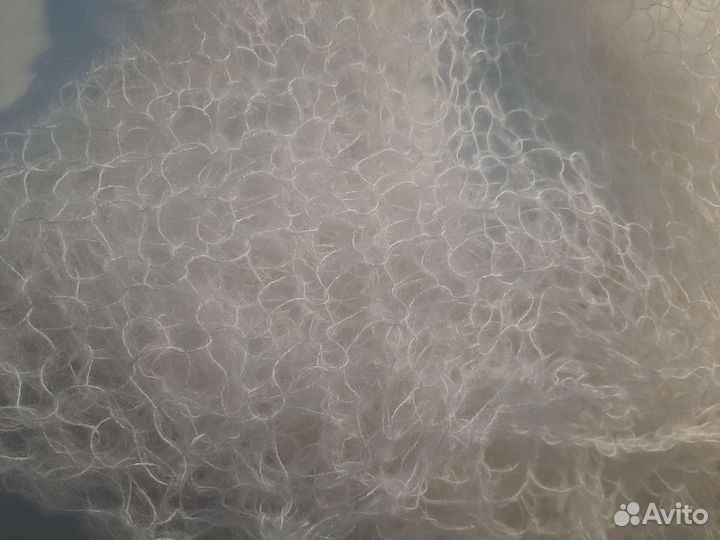 Лёгкий вязаный шарф ручная работа