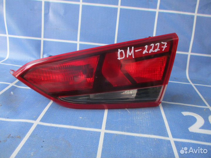 Фонарь задний правый внутренний Хундай Солярис 2 9