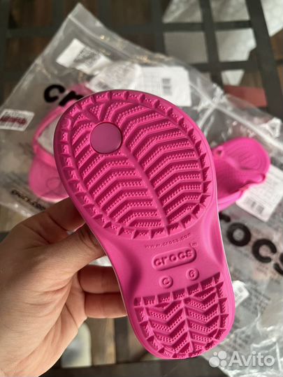 Шлепанцы детские crocs c6 для двойни