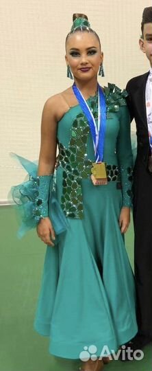 Платье для бальных танцев стандарт ю2 и молодежь