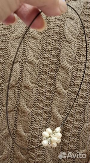 Чокер с жемчугом