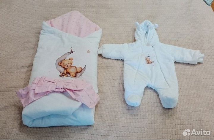 Конверт детский на выписку