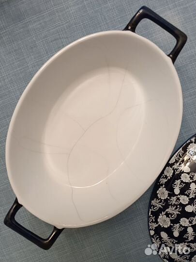 Утятница керамическая Smakfest с трещинами