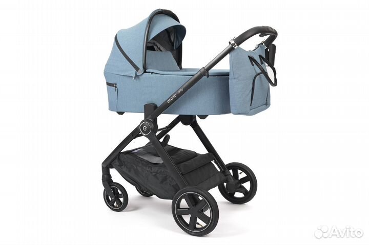 Espiro Only 2022 коляска с рождения легкая Blue