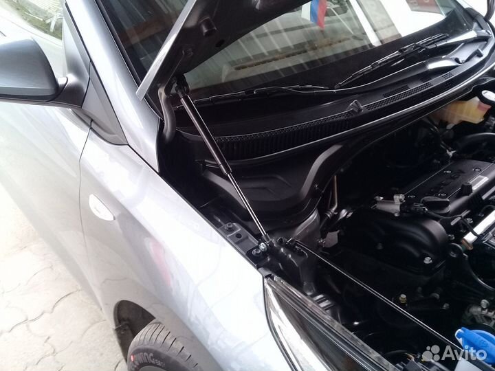 Упоры капота Hyundai Solaris (2017-н.в.)