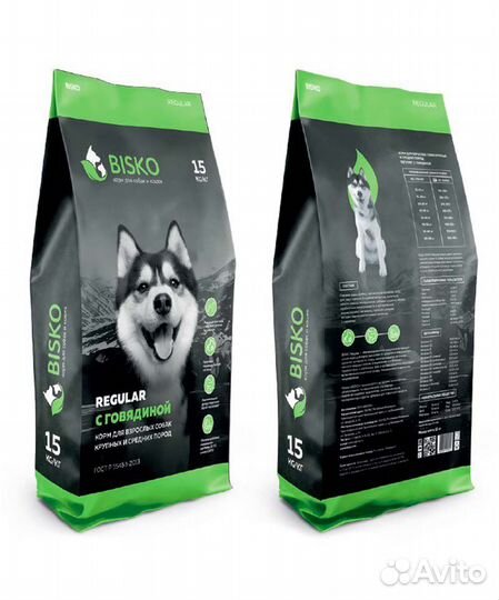 Сухой корм для собак и кошек «Биско»
