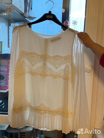 Блузка женская белая 46 48