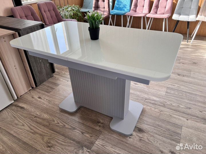 Стол кухонный раздвижной белый