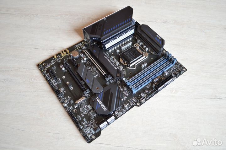 Материнская плата + проц + кулер