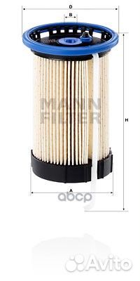 Фильтр топливный PU80081 mann-filter