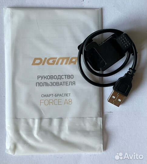 Смарт браслет Digma Force A8 Black новый