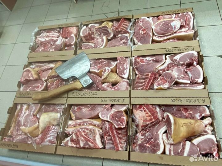 Свежая мясо свинина