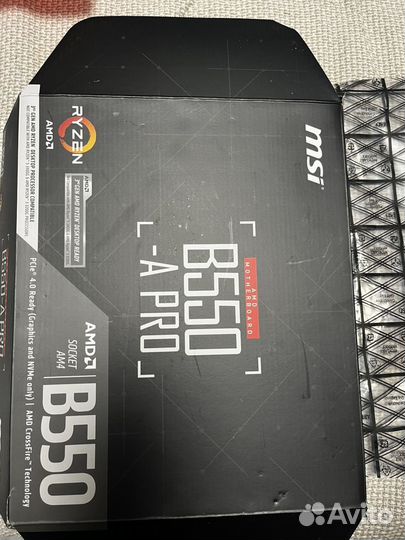 Ryzen 7 3700x + Материнка MSI B-550 A PRO+ Куллер