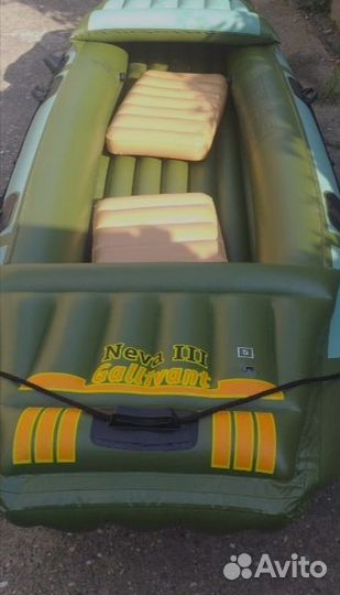 Лодка надувная Neva 3+весла новые