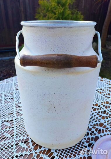 Бидон алюминиевый винтаж 10 л