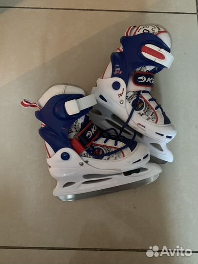 Коньки детские раздвижные Kreiss р-р 30-33