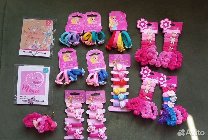 Резинки для волос детские (набор)