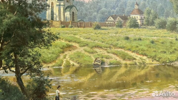 Картина маслом на холсте большая 150х80