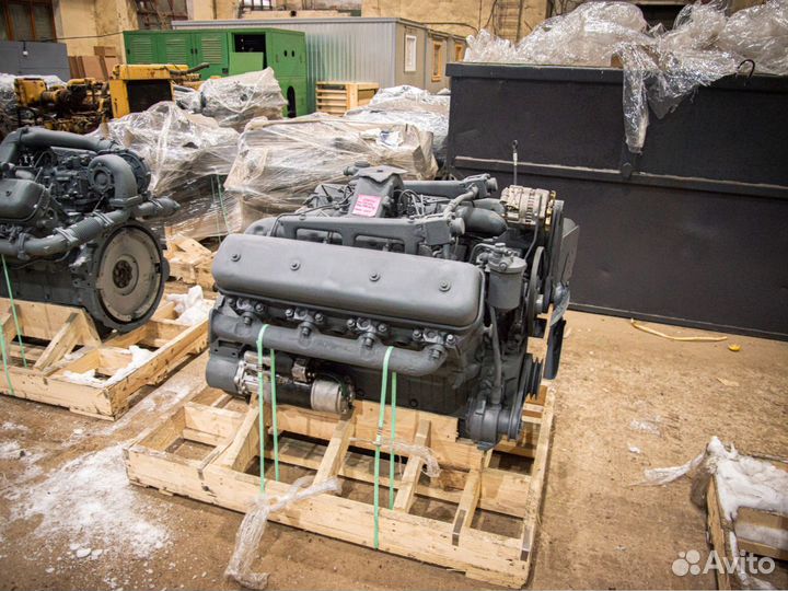 Дизельный двигатель ямз - 240пм2 и шорт-блоки