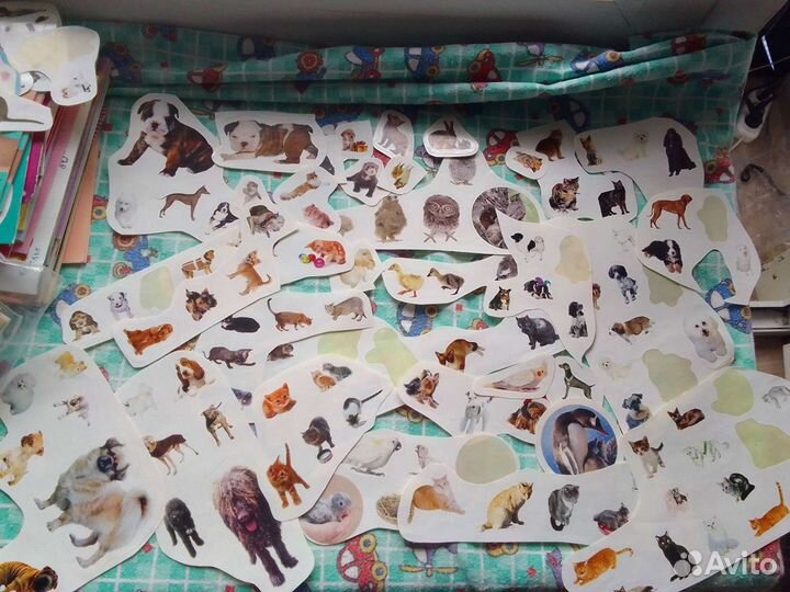 Наклейки много 2д/3д