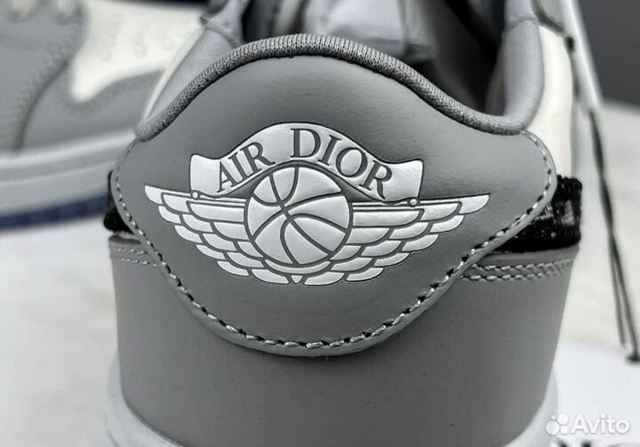 Кроссовки Dior x Jordan 1 Low 2024