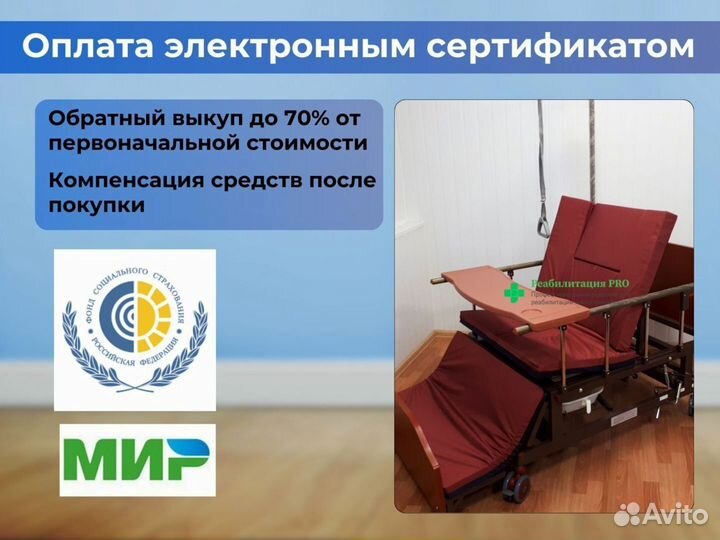 Кровать медицинская функциональная