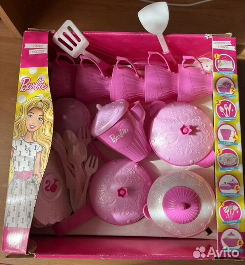 Детский набор посуды новый