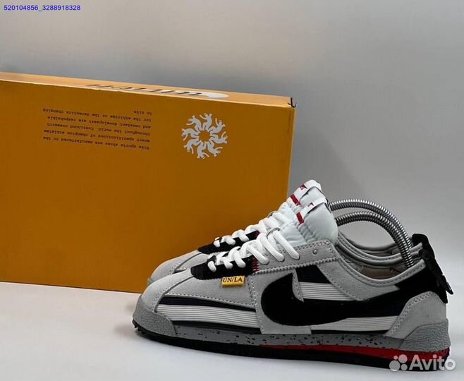 Кроссовки Nike Cortez Union Grey (Арт.42799)