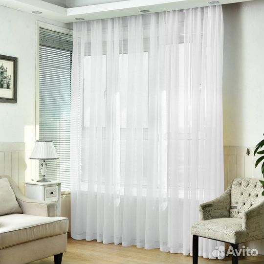 Штора тюль новая 5м