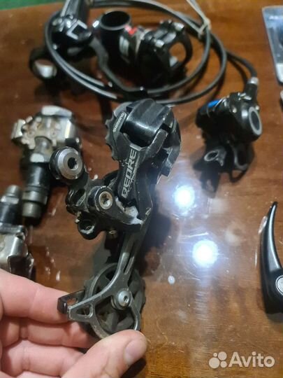 Перекл Deore/торм Shimano/седла/SPD/колодки