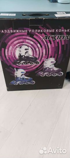 Роликовые коньки раздвижные