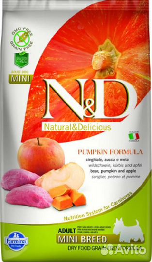 Farmina Сухой беззерновой корм для собак мелких по