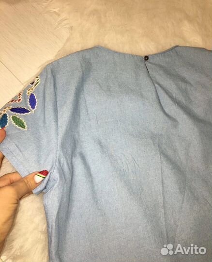 Платье хлопок 46, не тянется