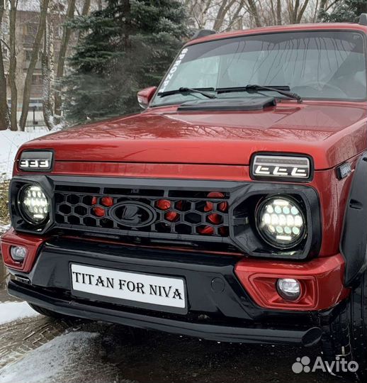 Решетка радиатора нива / титан- S