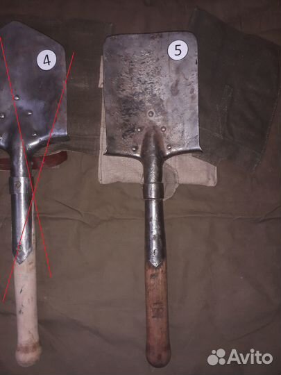 Малая пехотная лопатка с чехлом